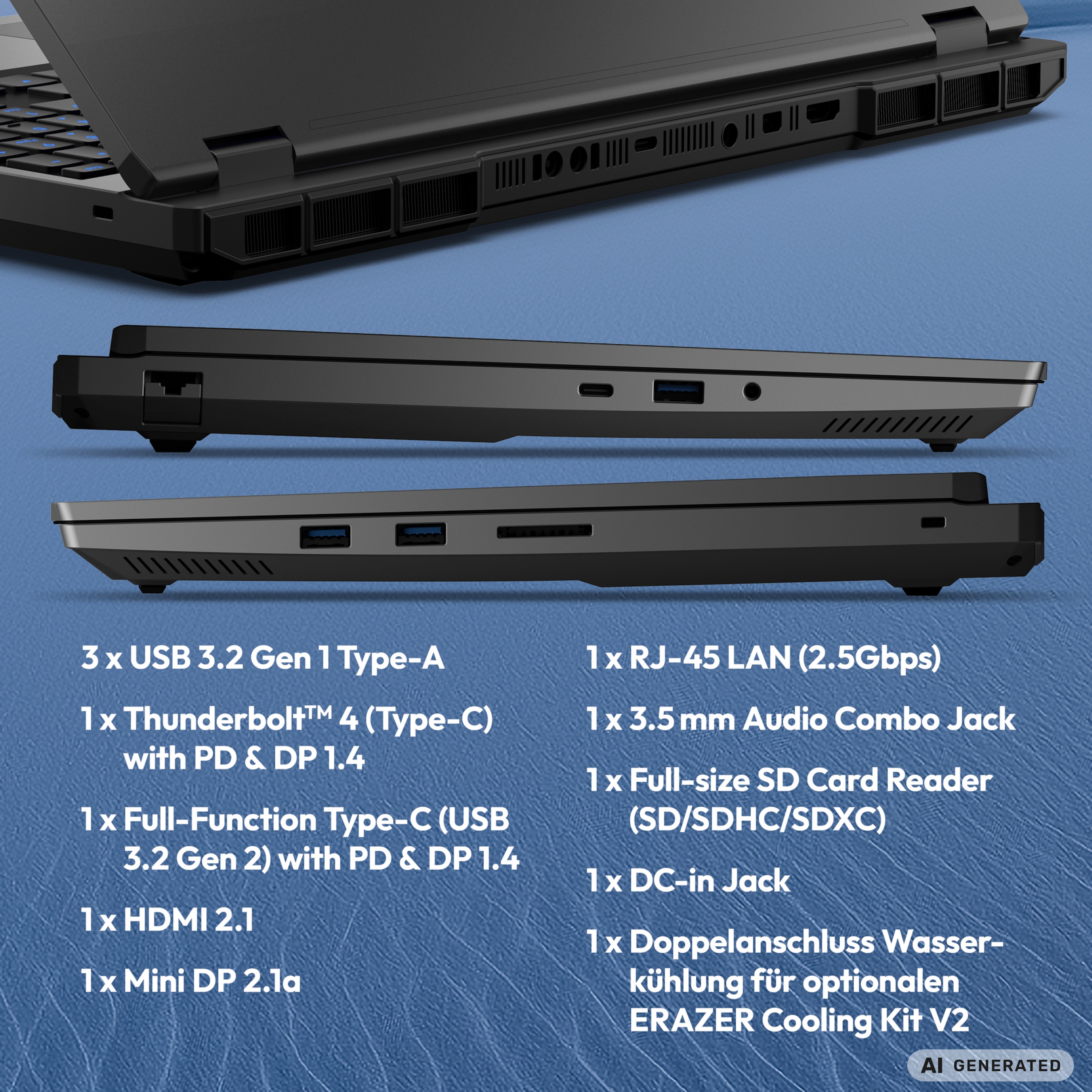 MEDION® ERAZER Beast 16 X10 Ultimate High-End Gaming Laptop, Intel® Core™ Ultra 9 Prozessor 290HX Plus, Windows 11 Home, 40,6 cm (16”) QHD+ Display mit 300Hz & 100 % DCI-P3, RTX 5080, 2 TB PCIe SSD, 32 GB RAM