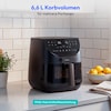 MEDION® LIFE Heißluftfritteuse X20 XL (MD13060), Temperaturfühler, MEDION Life+ App, Touch-Sensor- Bedienfeld, 6,6 L Fassungsvermögen, 10 Automatikprogramme, 5 Fleischprogramme