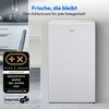 MEDION® LIFE® Kühlschrank MD 37767, 92 L Nutzinhalt, 40 dB, Stufenlose Temperaturreglung, Höhenverstellbare Füße, Energieeffizienzsklasse E