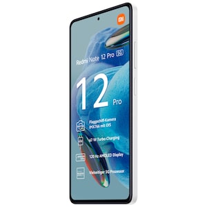XIAOMI Redmi Note 12 Pro 5G, 128 GB, Weiß