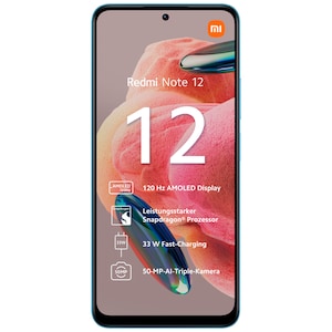 XIAOMI Redmi Note 12, 64 GB, Ice Blue