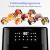 MEDION® LIFE® P10 XL Duo Heißluftfritteuse MD 11750, 100 Rezepte in der Life+ App, mit 2 Heizelementen, 2.150 W Gesamtleistung, ölfreies Frittieren, 9 Automatikprogramme, 6,8 L Nutzinhalt