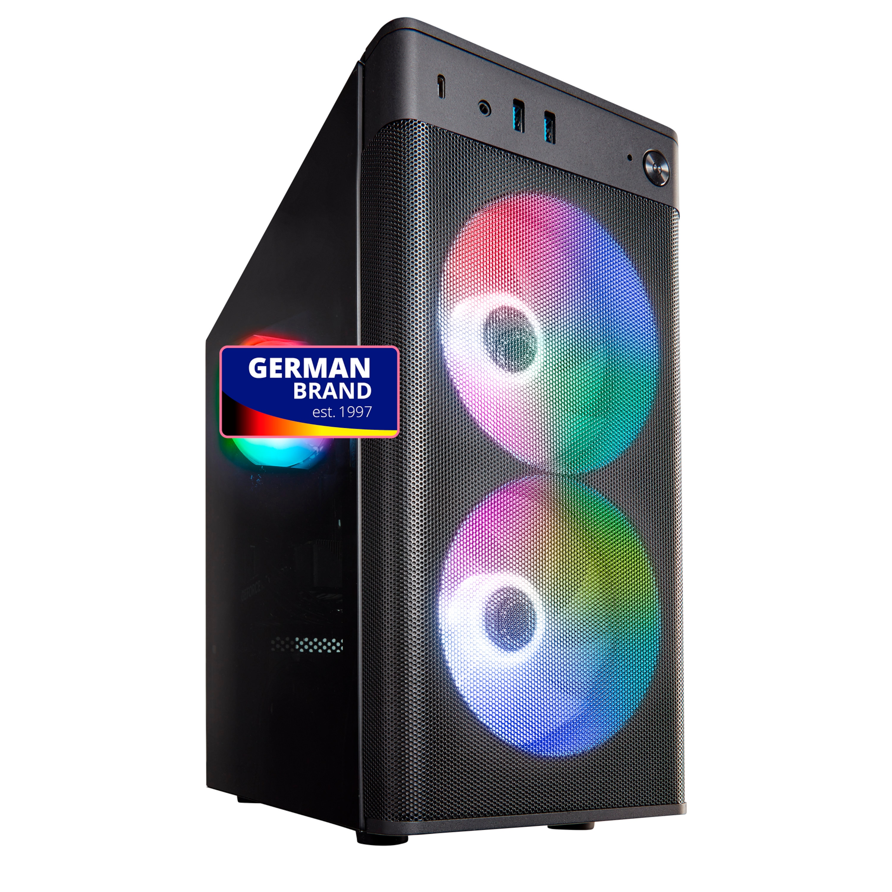 MEDION® ERAZER Recon P40 Core Gaming PC, Intel® Core™ Ultra 5 Prozessor 225, Windows 11 Home, NVIDIA® GeForce RTX™ 5060, 1 TB SSD, 16 GB RAM