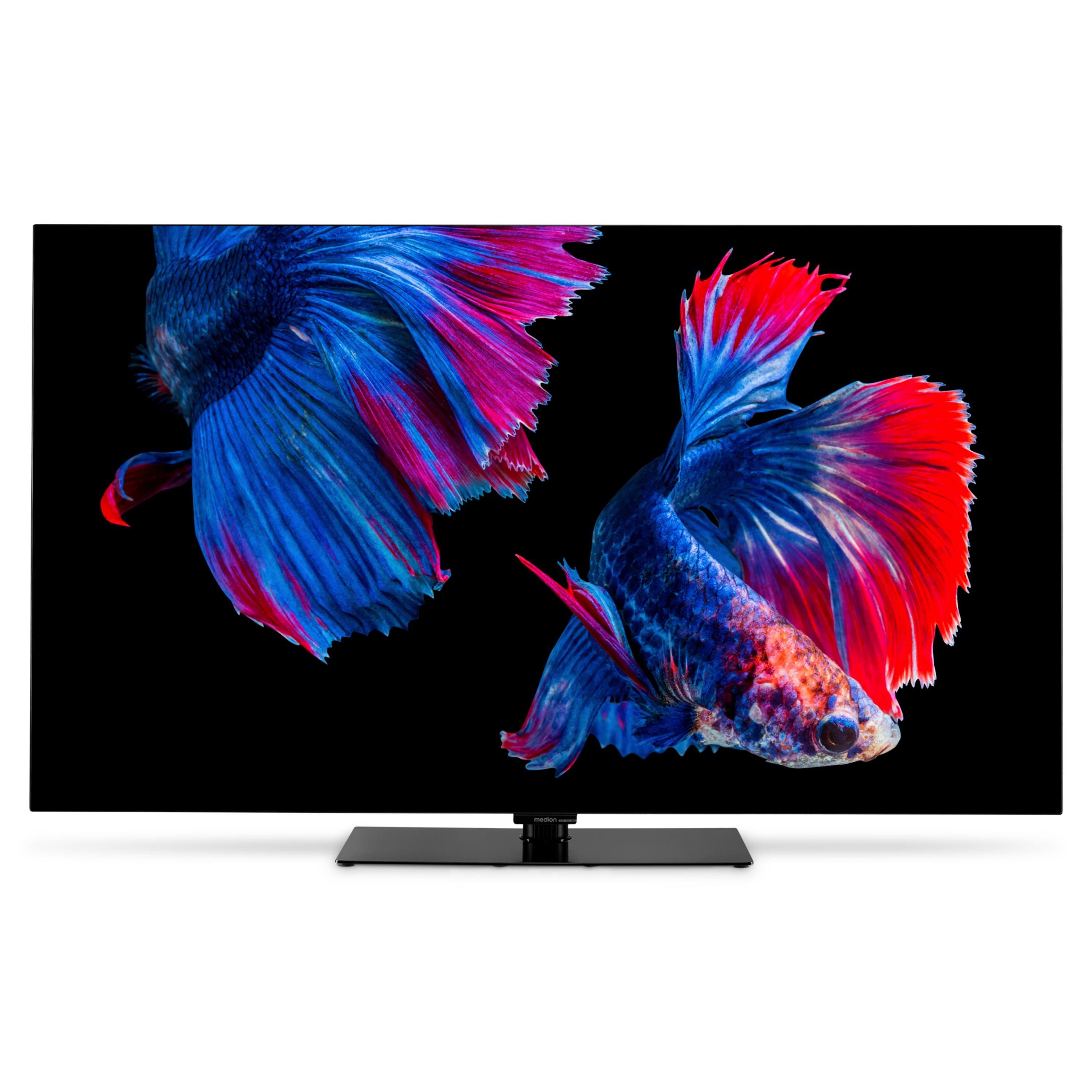 MEDION® LIFE X8652508 (MD 865901) OLED TiVo Smart-TV, 163,9 cm (65'') Ultra HD Display, HDR, Dolby Vision®, MEMC, Micro Dimming, PVR ready, TiVo Medienportal, NETFLIX, Amazon Prime Video App, Bluetooth®