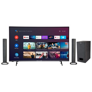 MEDION® LIFE® X15520 138,8 cm (55'') Ultra HD Android TV™ + P61220 TV-Soundbar mit Bluetooth & Subwoofer - ARTIKELSET