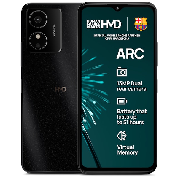 HMD Arc, 64 GB, Shadow Black