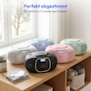 MEDION® LIFE E66476 Tragbare CD-Boombox, CD-Player, Kassettendeck, FM-Radio, USB-MP3-Wiedergabe, 30 Senderspeicher, Batteriebetrieb