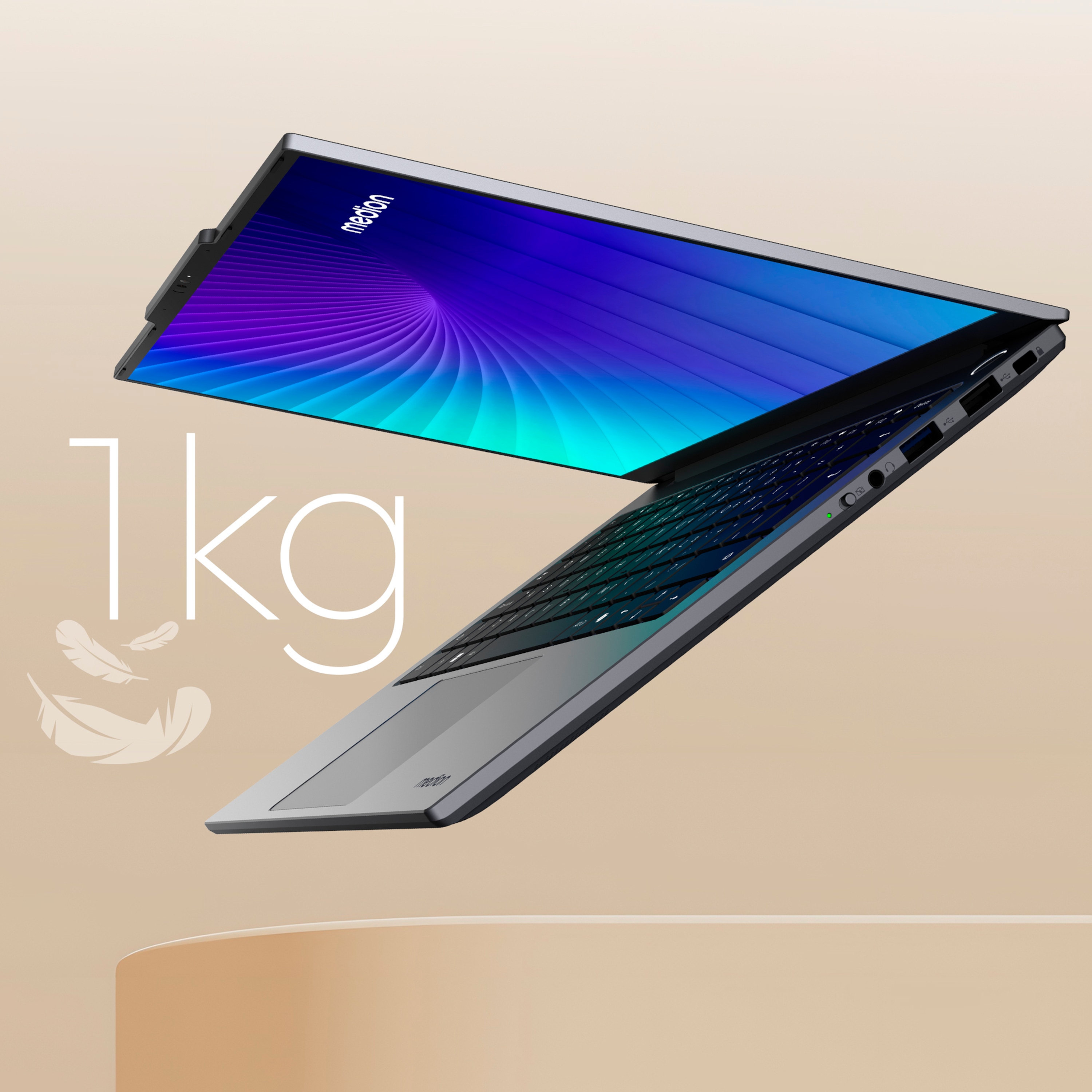 MEDION Signium 14 S1 OLED, Intel® Core™ 5 120U , Windows&nbsp;11&nbsp;Home, 35,56 cm (14“) 2,8K OLED Display, 512 GB SSD, 16 GB RAM