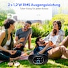 MEDION® LIFE® E65711 Boombox mit CD/MP3-Player, PLL-UKW Stereo-Radio, AUX, USB Anschluss, 2 x 12 W  (B-Ware)