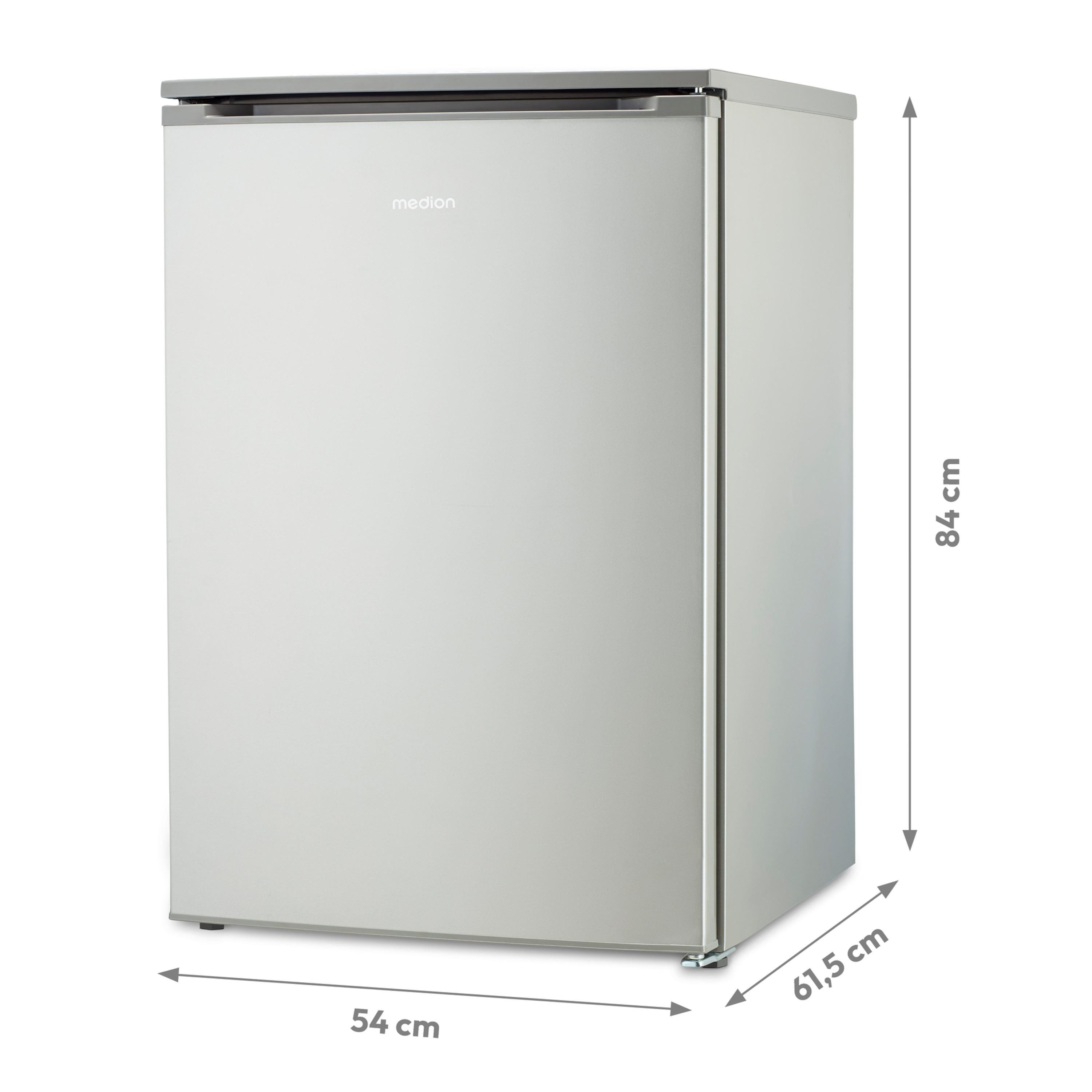 MEDION® LIFE® Gefrierschrank MD 37777, 103 L Fassungsvermögen, Less Frost Technologie, Höhenverstellbare Füße, Energieeffiziensklasse D