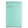 MEDION® LIFE® Retro Kühlschrank mit Gefrierfach MD37790, 108 L Gesamtnutzinhalt, 37 dB, höhenverstellbare Füße, Energieeffiziensklasse D