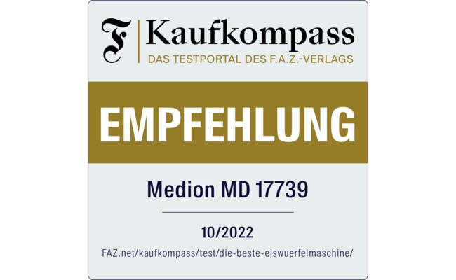 F.A.Z.- Kaufkompass: Die beste Eiswürfelmaschine