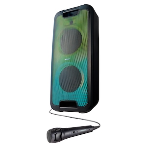 MEDION® LIFE® E61400 partyspeaker | LC-display | Bluetooth 5.0 | Karaoke | Eenvoudig te transporteren | 2 x 22 W RMS