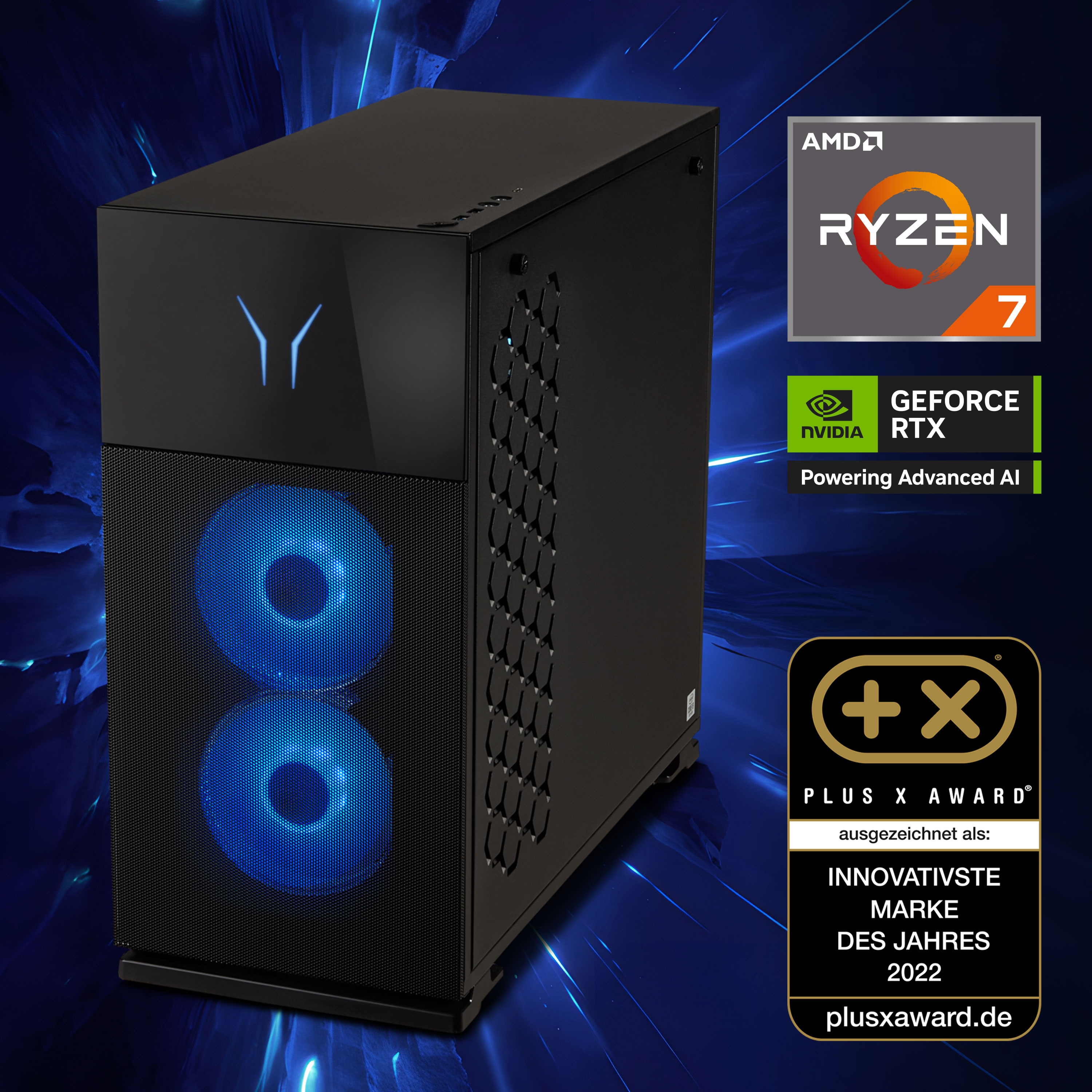 MEDION® ERAZER Hunter X35 High-End Gaming PC, AMD Ryzen™ 7 9800X3D, Windows 11 Home, NVIDIA® GeForce RTX™ 5080, 2 TB SSD, 32 GB RAM