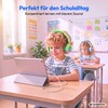 MEDION® LIFE HE-1 Kids Bluetooth Kinderkopfhörer, 3-stufiger Gehörschutz, bis zu 85 Std. Akkulaufzeit, MP3-Player, Bluetooth 5.4, AUX & microSD, LED-Lichtring, austauschbare Designs