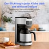 MEDION® LIFE Kaffeemaschine mit Thermoskanne MD11019, 900 Watt Leistung, bis zu 10 Tassen, Timer-Funktion, Touch-Sensir-Bedienfeld