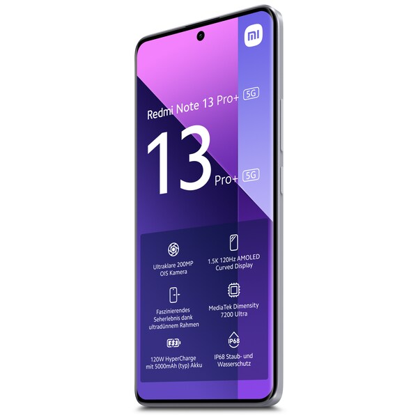 XIAOMI Redmi Note 13 Pro+, 5G, 512 GB, Aurora Purple