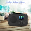 MEDION® MEDION LIFE Internetradio IRE-1 (MD89318), Empfang von über 40.000 Sendern & 20.000 Podcasts, 5 Watt (RMS), Bluetooth® 5.2 wireless technology, 2,4" (6,1 cm) TFT-Farbdisplay