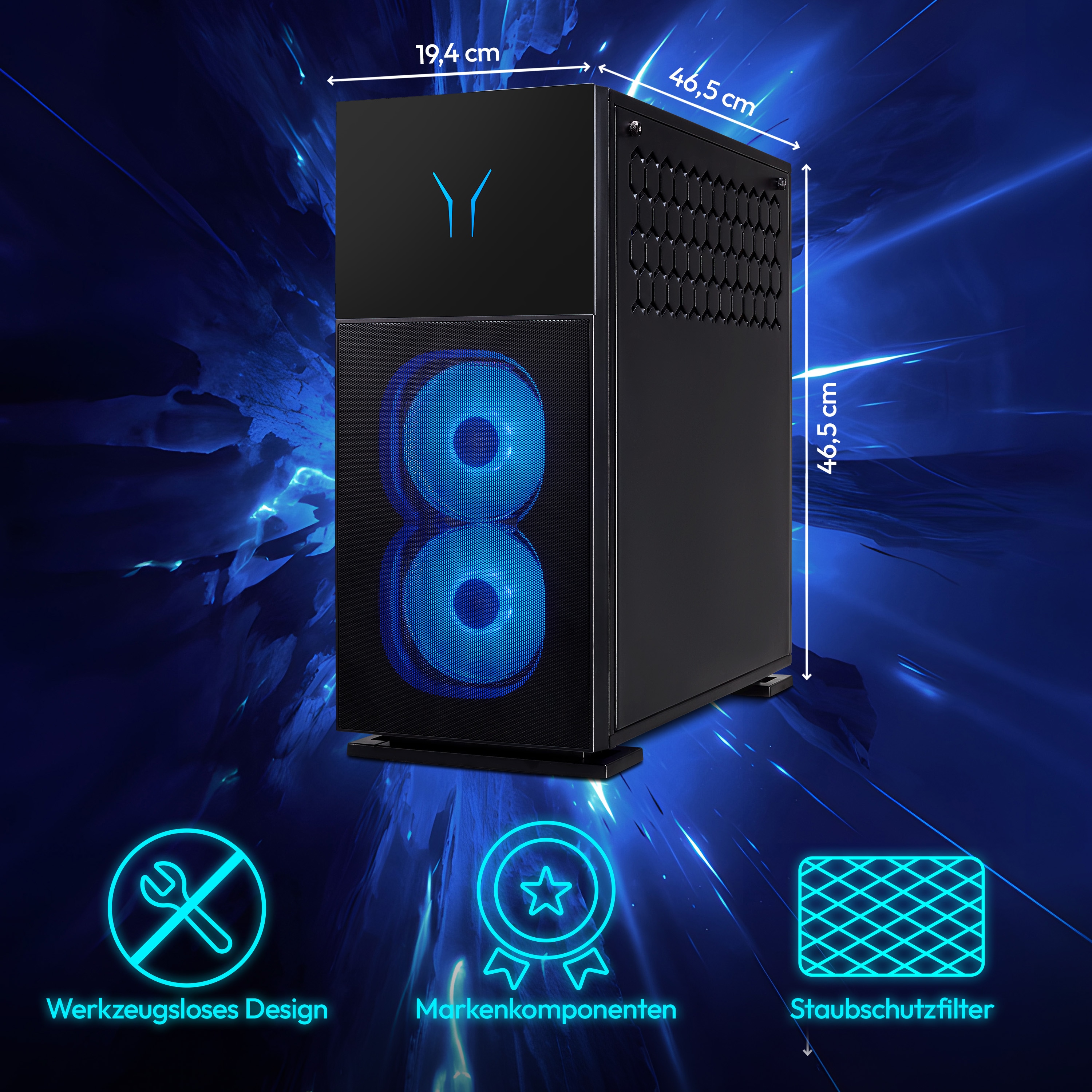 MEDION® ERAZER Mechanic X20 High-End Gaming PC, Intel® Core™ i9-14900KF, Windows 11 Home, NVIDIA® GeForce RTX™ 4090, 2 TB SSD, 32 GB RAM