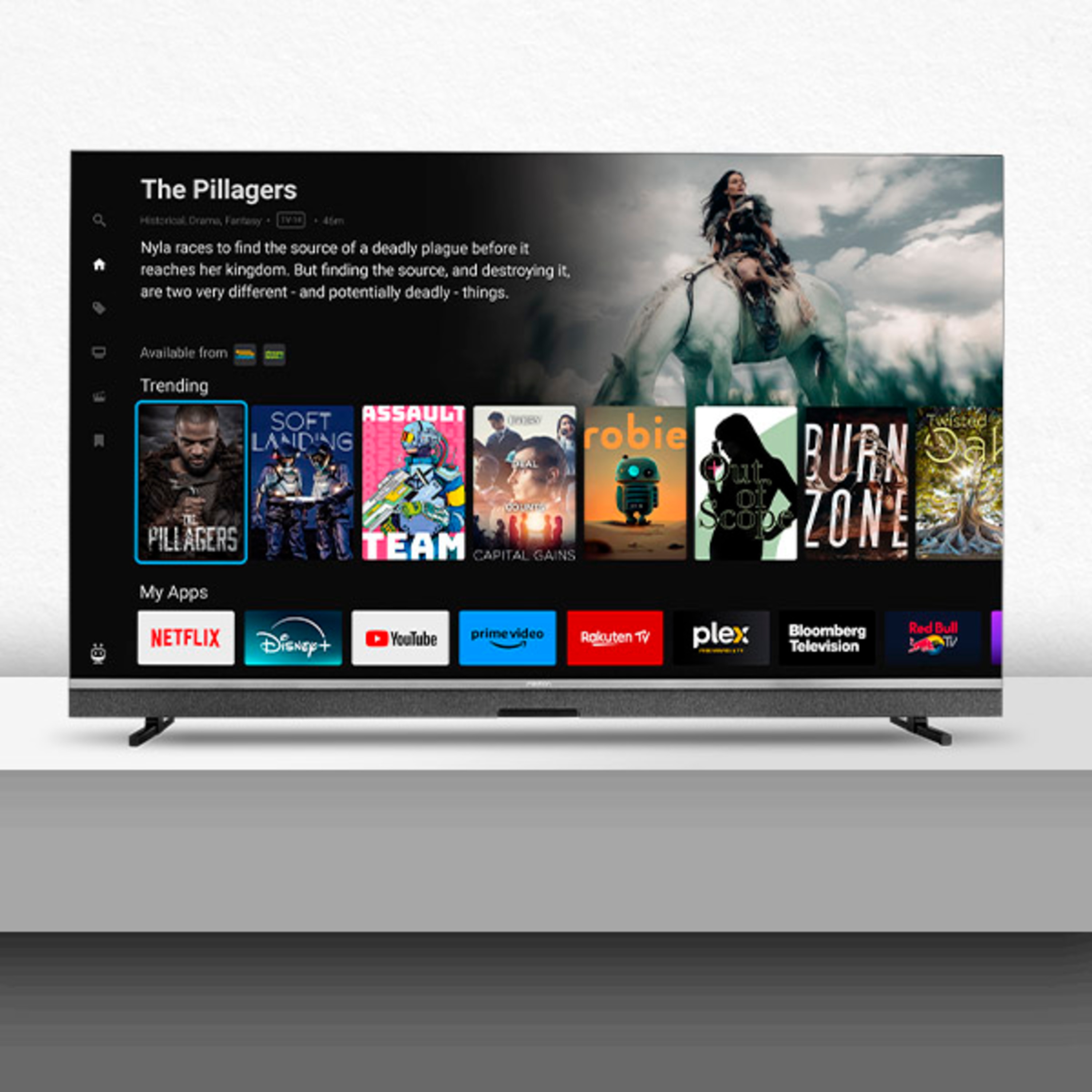Zugriff auf Mediatheken, Streamingdienste und Apps im TiVo Medienportal