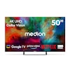 MEDION® LIFE MD 850401 Google TV™ (2026), 125,7 cm (50'') Ultra HD Display, HDR (High Dynamic Range), Dolby Vision®, MEMC, Bluetooth®, PVR ready, Netflix, Prime Video, Disney+, App Store