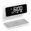 MEDION® LIFE® P66075 Reloj despertador, función de carga Qi, indicación de la hora, modo de alarma doble, pantalla LCD negativa, luz nocturna