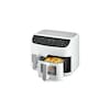 MEDION® LIFE® P20 XXL Twin Doppelzonen-Heißluftfritteuse MD 11760, 100 Rezepte in der Life+ App, 2 separate Garzonen, 9 Automatikprogramme, 8,7 L Gesamt-Nutzinhalt, 2.600 Watt, Temperatur einstellbar bis 200 °C