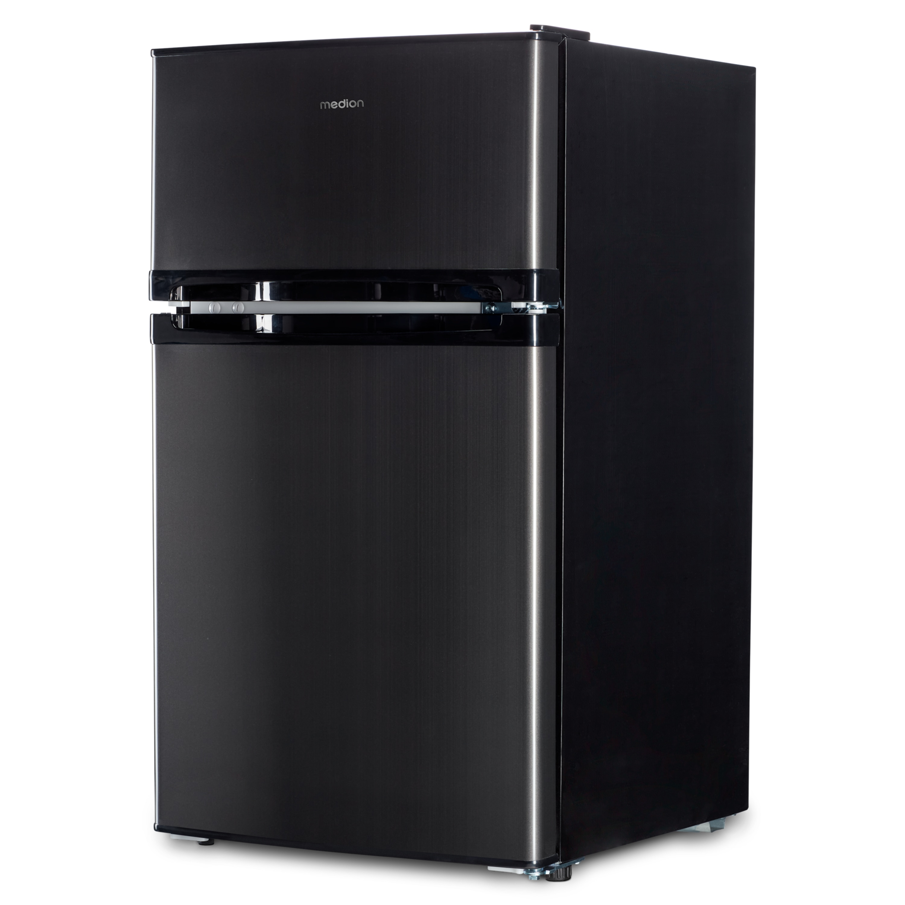 MEDION® LIFE® Mini Kühlschrank mit Gefrierfach MD 37689, Gesamtnutzinhalt 85 L,  Gefrierkapazität  2,4kg/24h, manuelle  Temperaturkontrolle