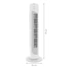 MEDION® LIFE E11 TF Turmventilator (MD 12067), 3 Geschwindigkeitsstufen, 45 Watt Leistung, Timerfunktion, inkl. Fernbedienung