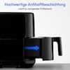 MEDION® LIFE® P10 XL Duo Heißluftfritteuse MD 11750, 100 Rezepte in der Life+ App, mit 2 Heizelementen, 2.150 W Gesamtleistung, ölfreies Frittieren, 9 Automatikprogramme, 6,8 L Nutzinhalt
