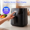 MEDION® LIFE Heißluftfritteuse MD100056, 7,2 L Gesamtvolumen, 10 Automatikprogramme, Edelstahl-Heizelement, digitales Sensor-Touch-Display, Temperatur 40–200 °C, ILAG SP-800 Beschichtung