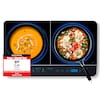 MEDION® LIFE® Doppel-Induktionskochplatte MD 15324, 3500 Watt Induktionsleistung, automatische Topferkennung, energiesparend