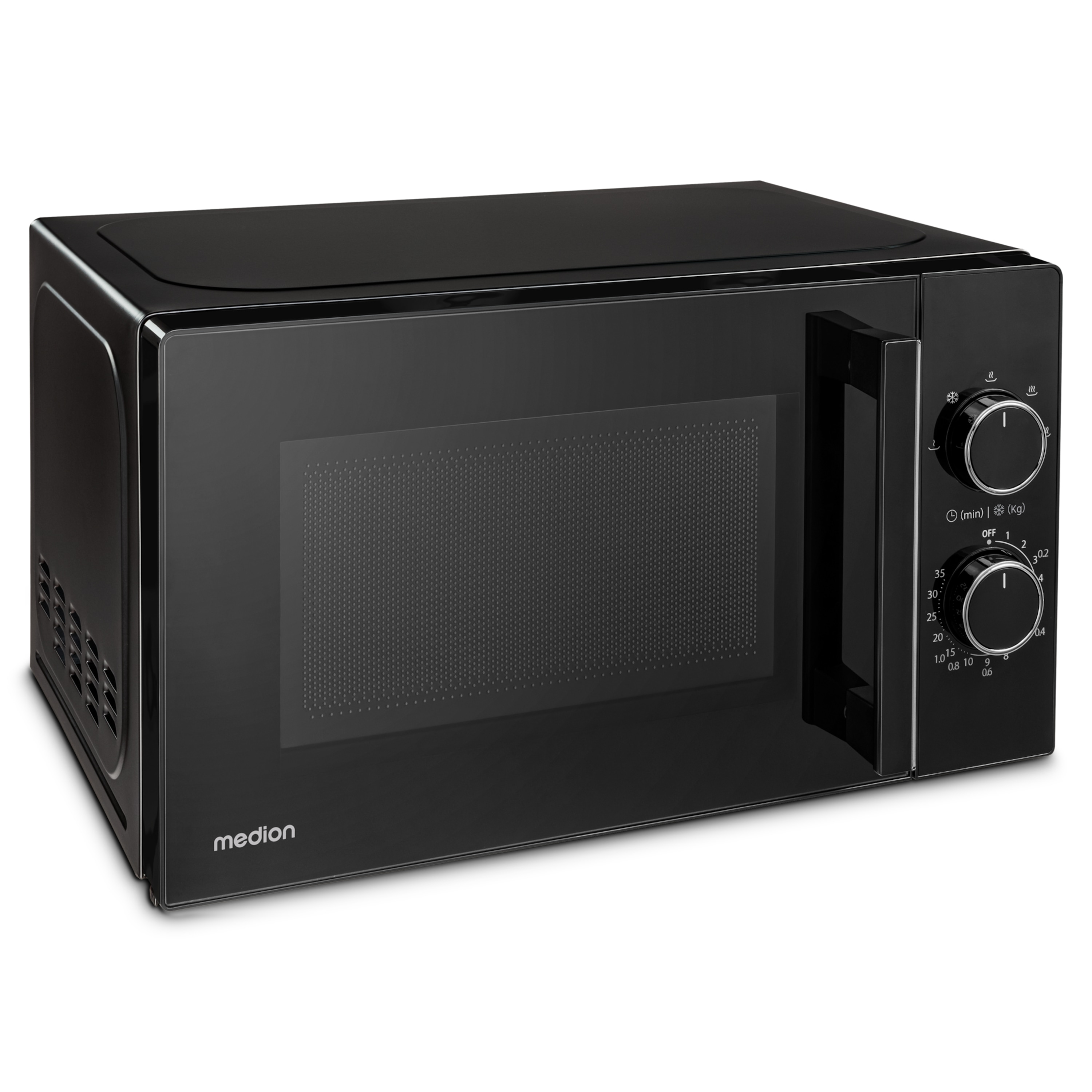 MEDION® LIFE® Mikrowelle MD12011, 800 Watt, 20 L Kapazität, 5 Leistungsstufen, Auftaufunktion