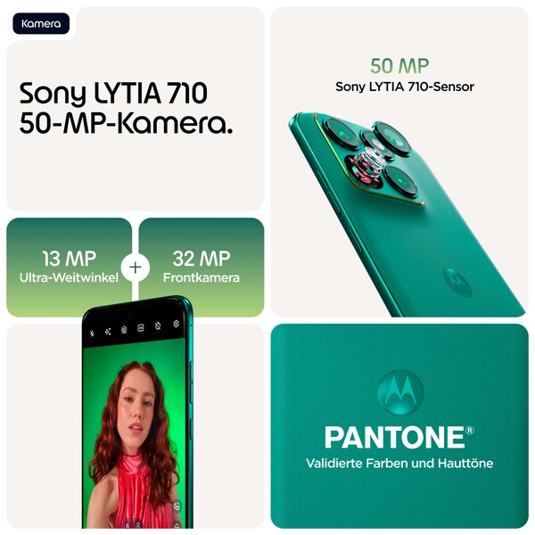 MOTOROLA edge 70 fusion 5G, 256 GB, Sporting Green (XT2605-1)