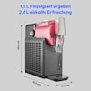 MEDION® LIFE Slush-Eismaschine MD12090, 2,6 L Slush-Eis Kapazität, Härtegradkontrolle, 5 Modi,  30–60 Minuten Zubereitungszeit², Abnehmbarer Tank