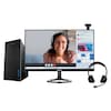 MEDION® BundelDEAL ! AKOYA E62029 PC & AKOYA® P57581 68,6 cm (27'') Widescreen monitor Full HD & Webcam LIFE P86366 & USB Koptelefoon LIFE E83265
