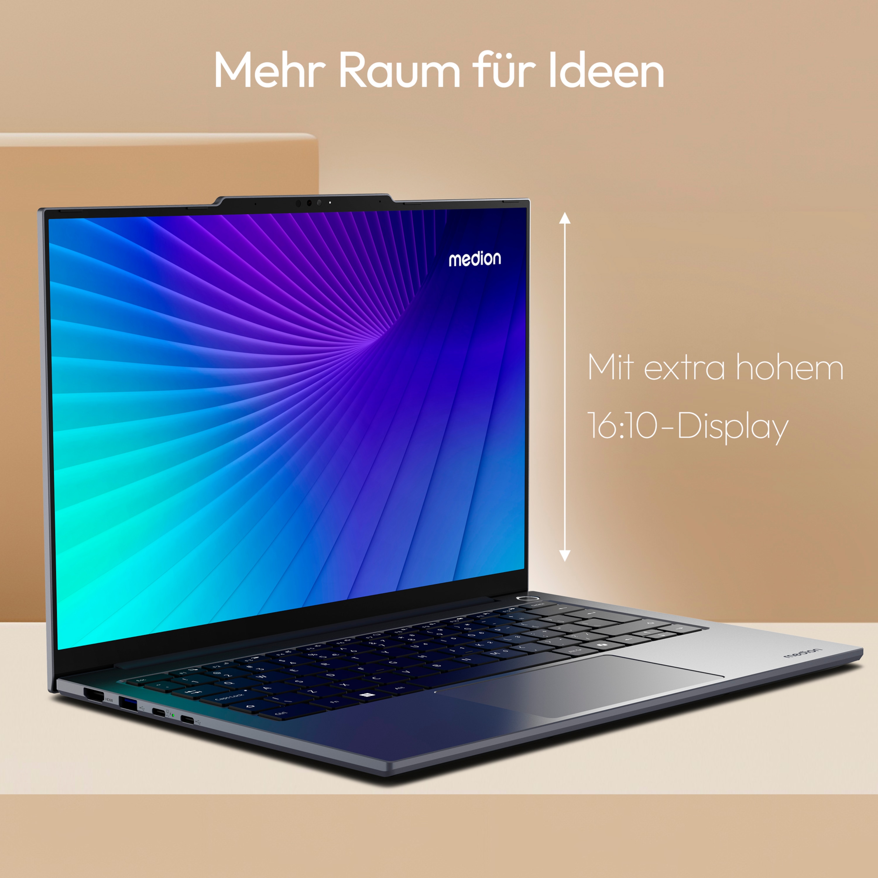 MEDION Signium 14 S1 OLED, Intel® Core™ 5 120U , Windows&nbsp;11&nbsp;Home, 35,56 cm (14“) 2,8K OLED Display, 512 GB SSD, 16 GB RAM