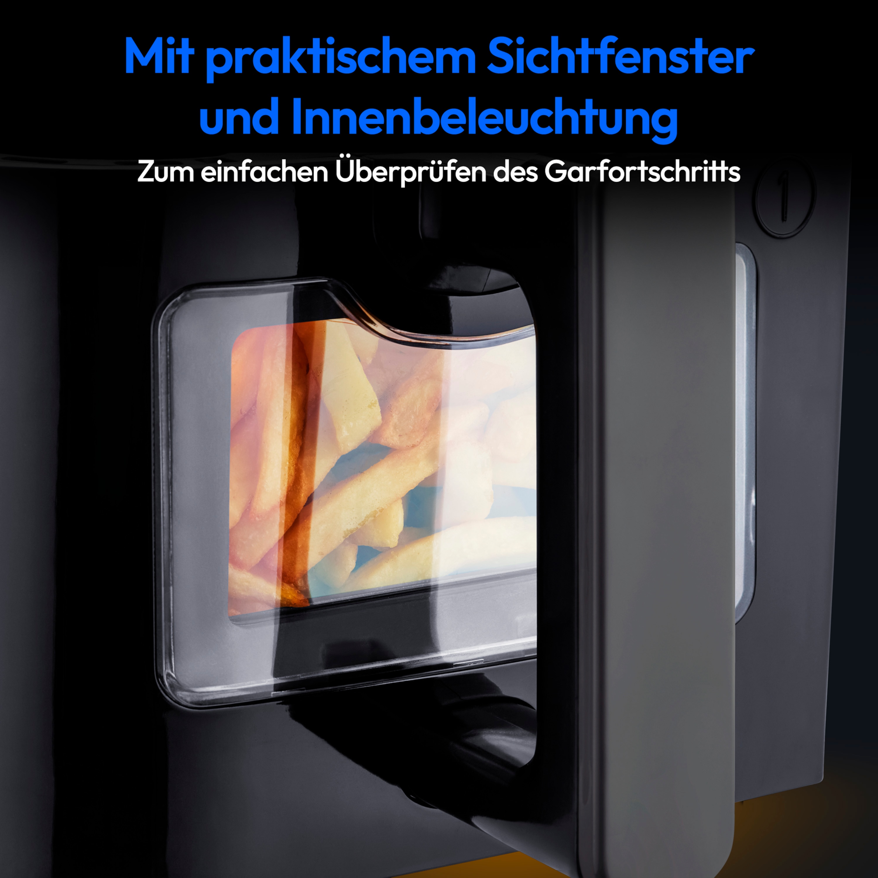 MEDION® LIFE® P20 XXL Twin Doppelzonen-Heißluftfritteuse MD 11760, 100 Rezepte in der Life+ App, 2 separate Garzonen, 9 Automatikprogramme, 8,7 L Gesamt-Nutzinhalt, 2.600 Watt, Temperatur einstellbar bis 200 °C