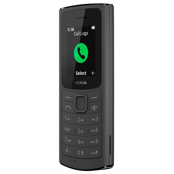 NOKIA 110 4G 128 MB, schwarz