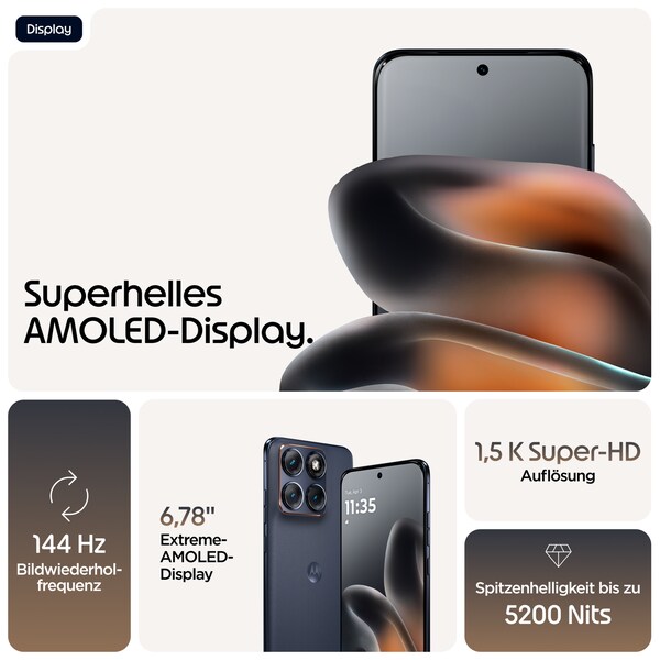 MOTOROLA edge 70 fusion 5G, 256 GB, Silhouette (XT2605-1)