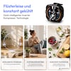 MEDION® LIFE Kühlschrank mit Eiswürfelfach MD 370033 Anthrazit, 90 L Gesamt-Nutzinhalt (Kühlteil 80 L & Eiswürfelfach 10 L), wechselbarer Türanschlag, geringer Geräuschpegel