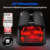 MEDION® LIFE HeißluftFritteuse P40 L (MD13030), 100 Rezepte in der Life+ App¹, Touch-Sensor- Bedienfeld, 4,7 Liter Fassungsvermögen, 8 Automatikprogramme,1.500 Watt, 60 min. Timer, 100