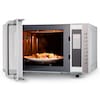MEDION® LIFE® 3in1 Mikrowelle MD 17495, Kombination aus Mikrowelle, Grill und Ofen, 10 Automatikprogramme, edles Design