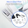 MEDION® Overlock-Nähmaschine MD 19169, 90 W Leistung, LED Licht, nähen mit 4 Fäden gleichzeitig, umfangreiches Zubehör
