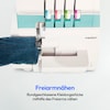 MEDION® LIFE® Overlock-Nähmaschine SO90 (MD19169), 90 Watt Motorleistung, LED Nählicht, Nähen mit 4 Fäden gleichzeitig, umfangreiches Zubehör