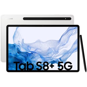 SAMSUNG Galaxy Tab S8+ 5G 256 GB, Silver