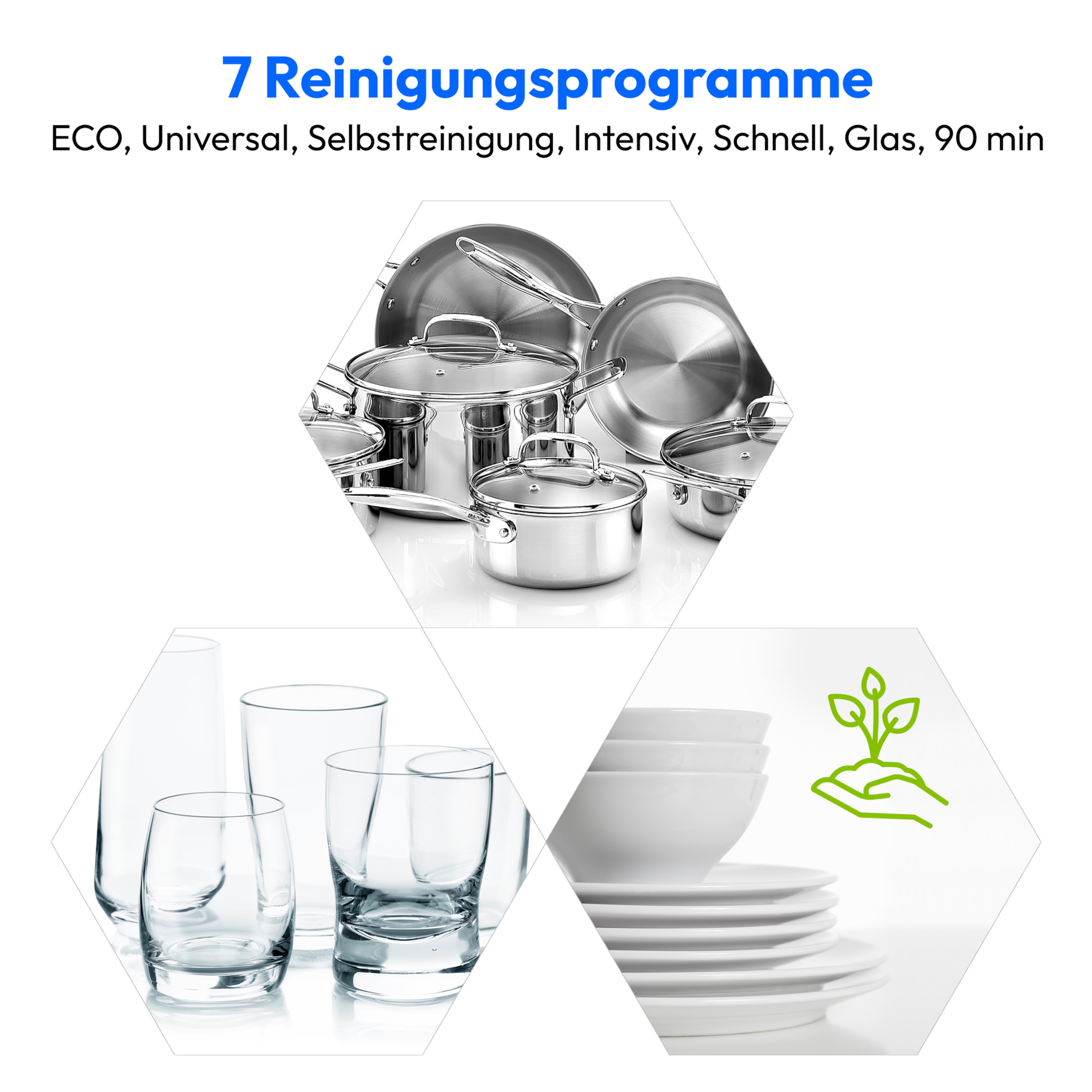 MEDION® LIFE® Tischgeschirrspüler DWT60 (MD37496), für 6 Gedecke, 7 Programme, LED- Anzeige, Geräuschlevel ca. 47 dB
