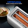 MEDION® MEDION LIFE Toaster MD12103, 2 lange Toastschlitze für bis zu 4 Toasts, LED Sensor-Touch-Display, 7 Bräunungsstufen und 5 Automatikprogramme