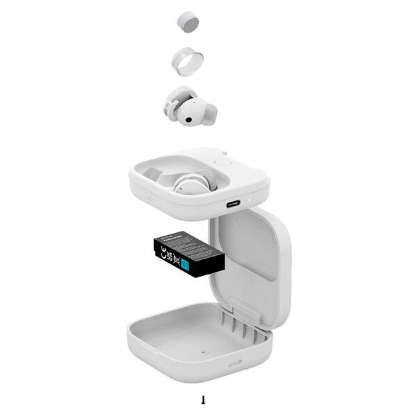 FAIRPHONE Fairbuds True Wireless Earbuds, Weiß