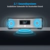 MEDION® LIFE® P66400 All-in-One Audio System, LCD-Display 7,1 (2.8''), Internet/DAB+/PLL-UKW Radio, CD/MP3-Player, Bluetooth®, WLAN, RDS, 2.1 Soundsystem, 2 x 20 W + 40 W RMS